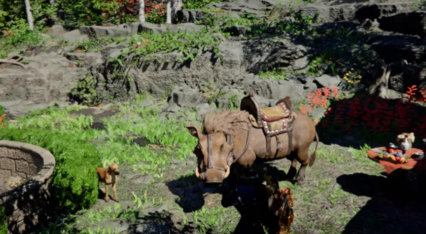warthog mount charging fight