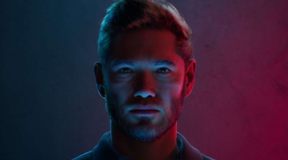 Menacing villain portrait cinematic