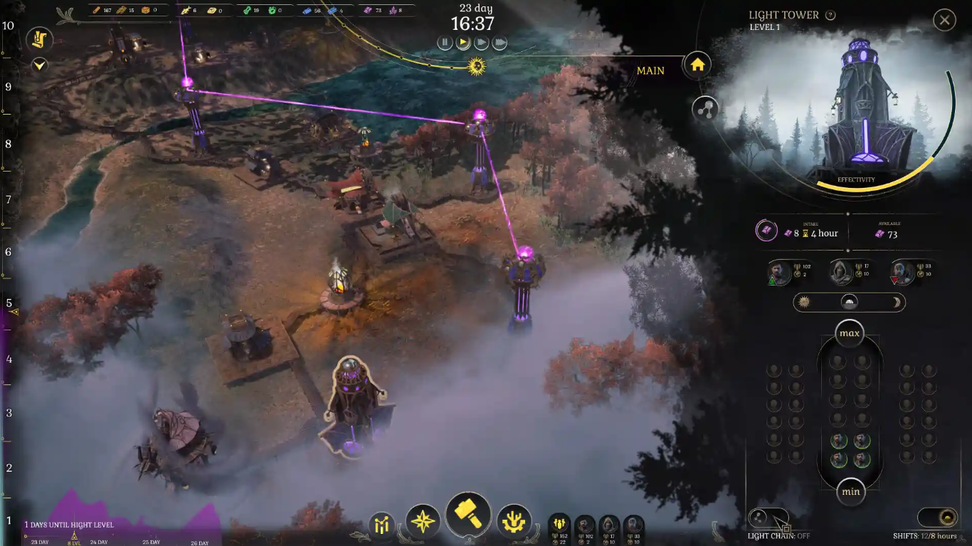 Fog monsters attack defense