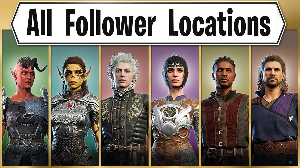 BG3 first companions lineup