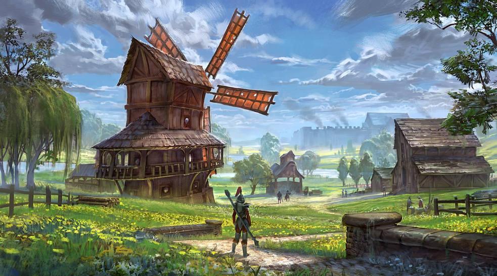 ESO Tamriel world landscape