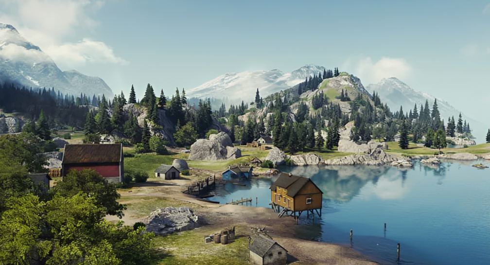 Far Cry cinematic landscape