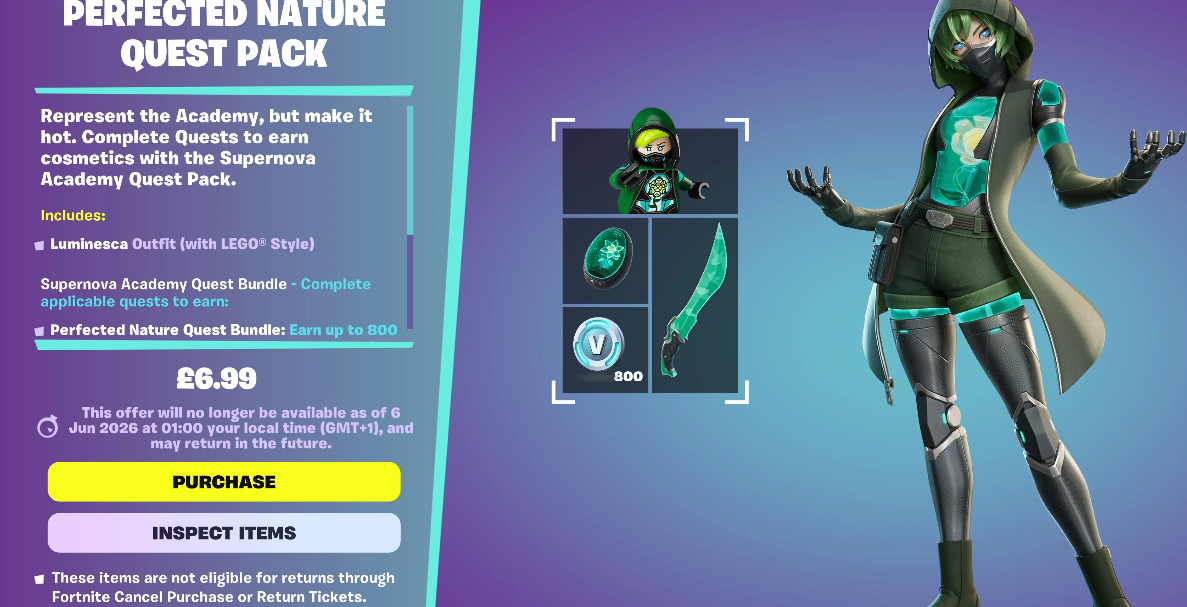 How to Get 800 V-Bucks from the Perfected Nature Pack in Fortnite: A 5-Day Guide - Image 2