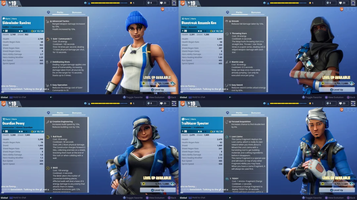 Fortnite Save the World Hero Progression: From Level 1 to 50 and Best Support Teams - Image 5