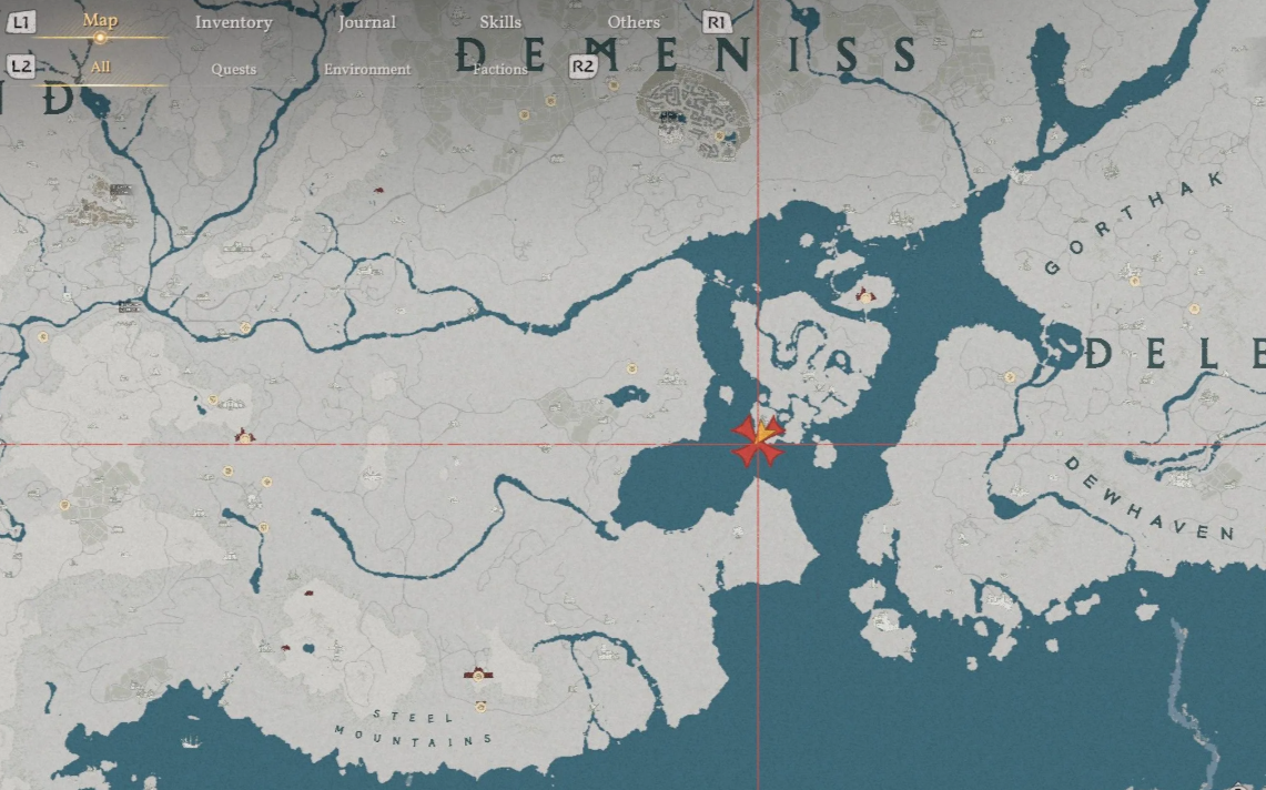 Quest Hernand factions map