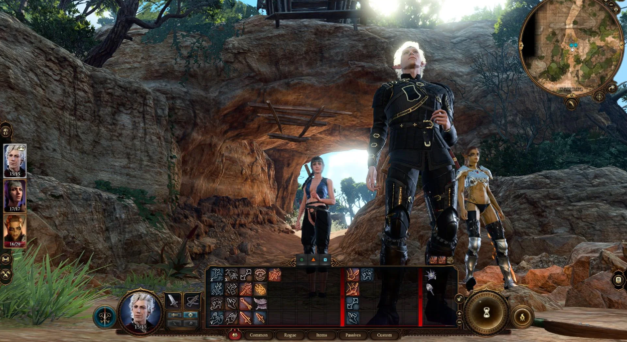 Laezel fighting imps