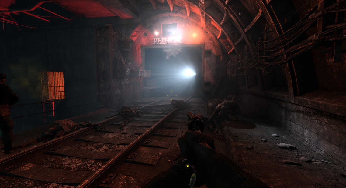 Dark metro tunnel gameplay