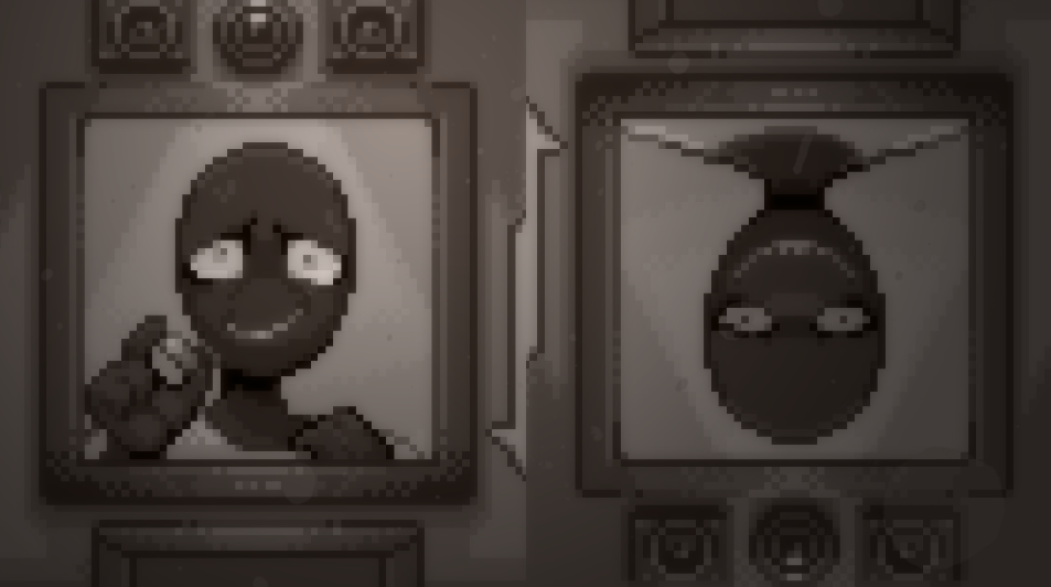 minimalist game interface screen