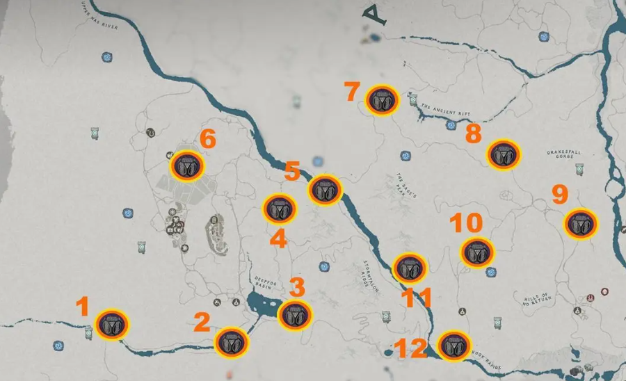 Northern Demeniss map