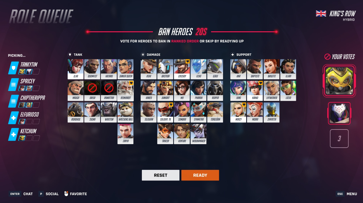 Overwatch 2 Hero Ban Changes: Lobby-Wide Fifth Ban and Transparency