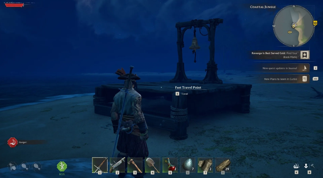 Place loot on the ship in Windrose