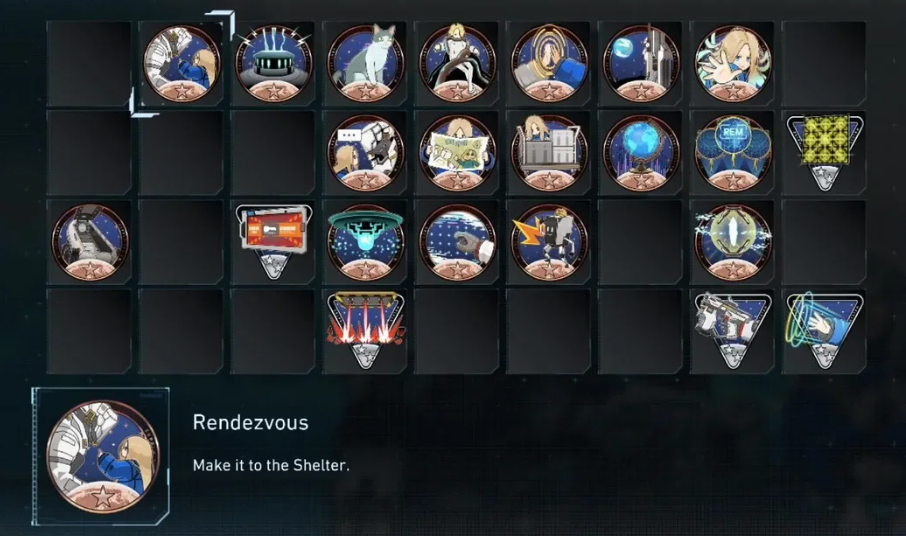 Pragmata story trophies screen