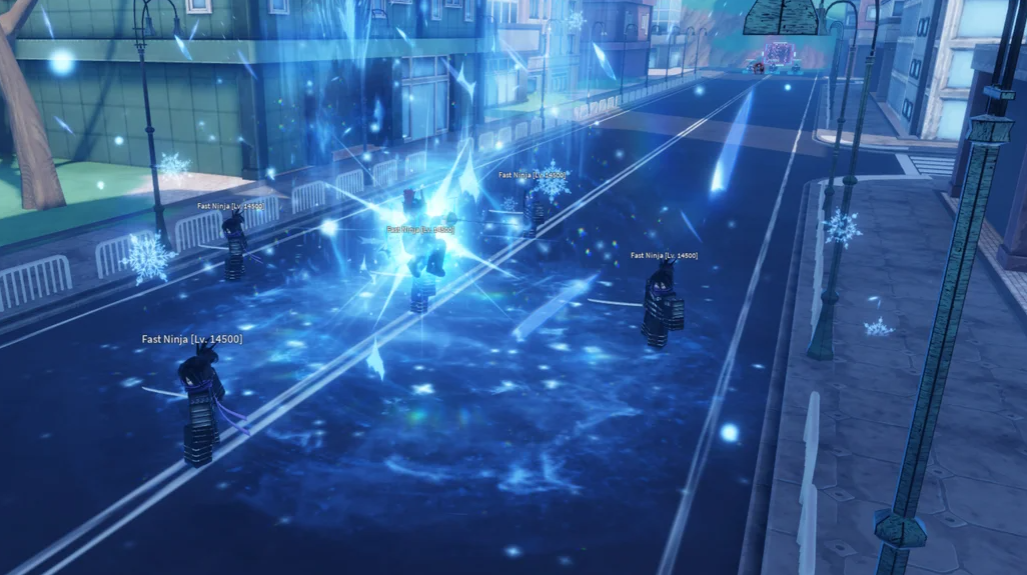 Fast Ninja mobs farming