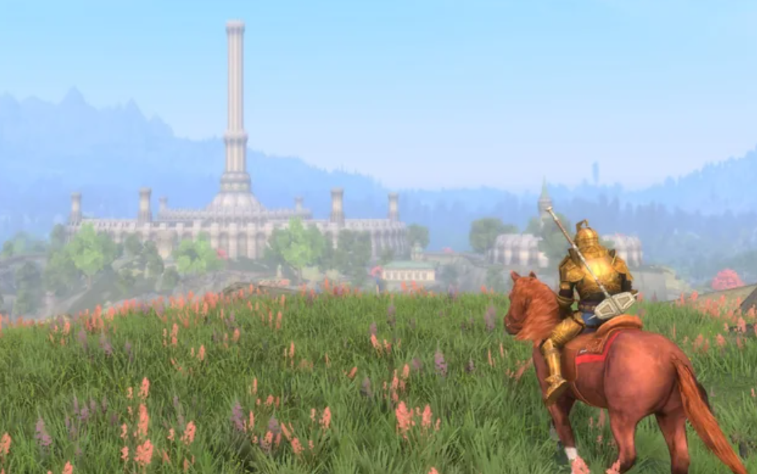 Cyrodiil landscape Skyblivion remake