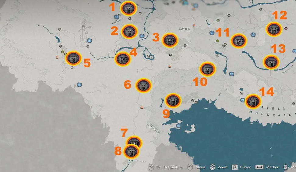 South Demenisse Map