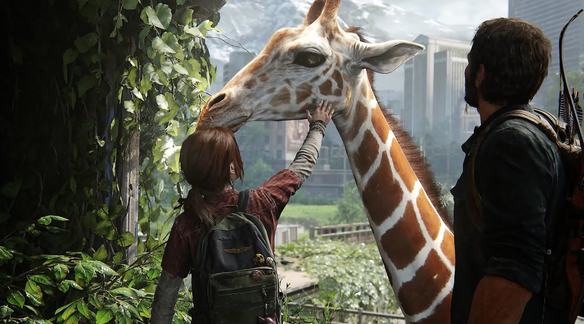 Giraffe scene emotional