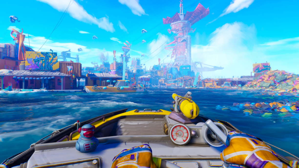 Landing on Marketland Island