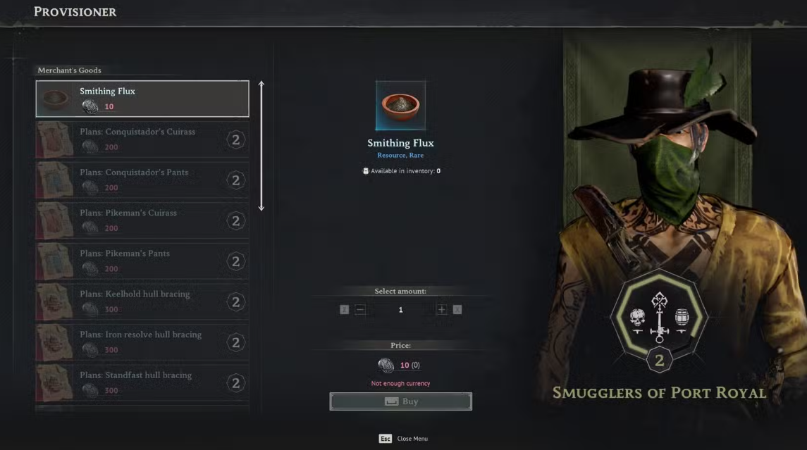 Pirate smugglers ship armor