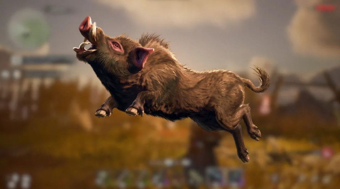 Summoned boar combat companion