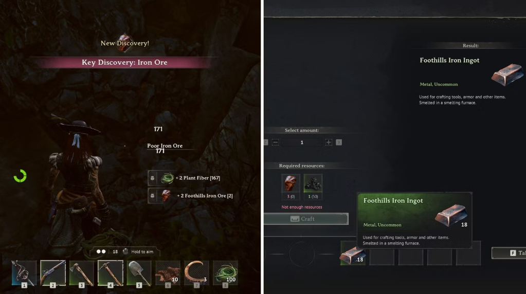 Rock Iron in Windrose: where to find, how to smelt, and cyclic teleport farm - Image 3