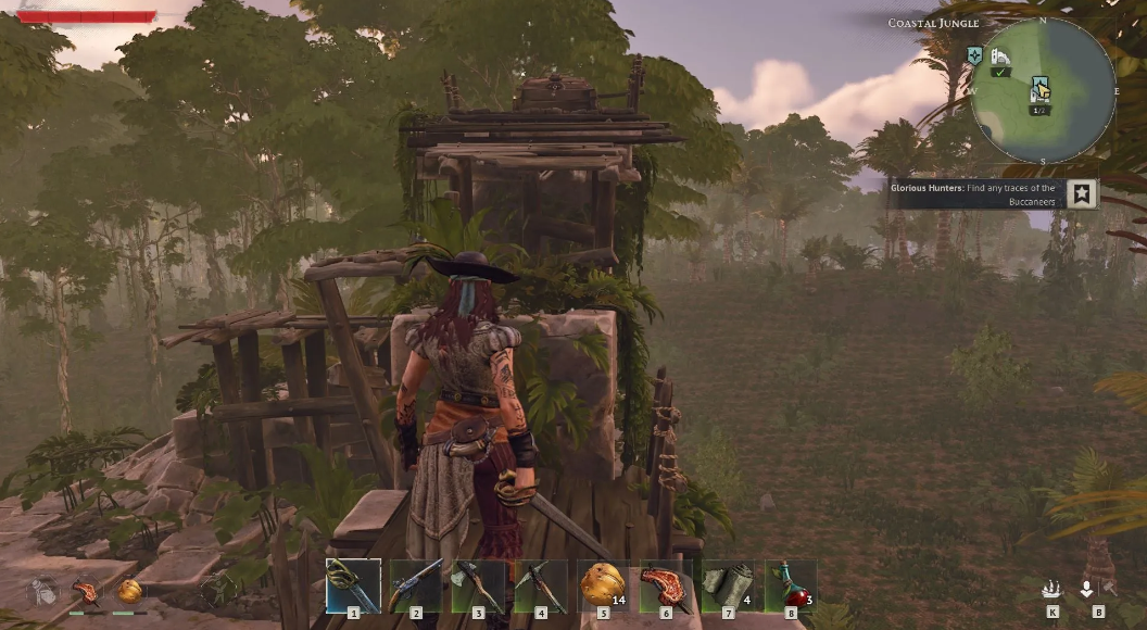 Ruined fort skeletons