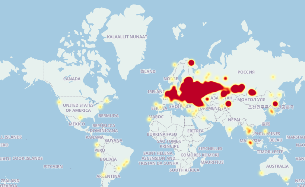 Dota 2 servers regions map