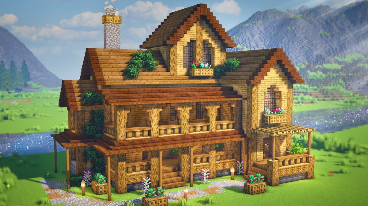 Minecraft house style example