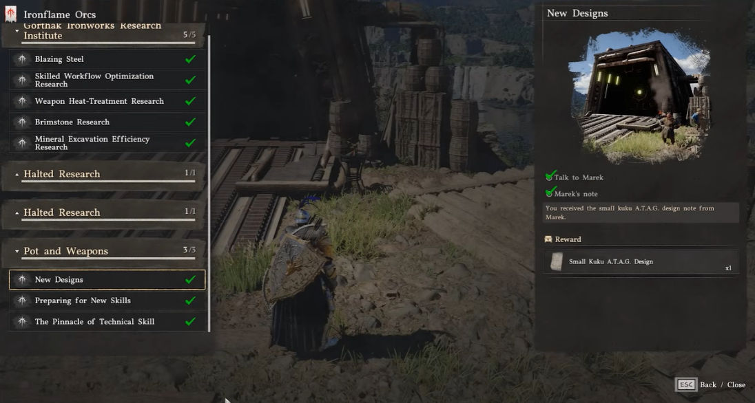 ATAG crafting materials
