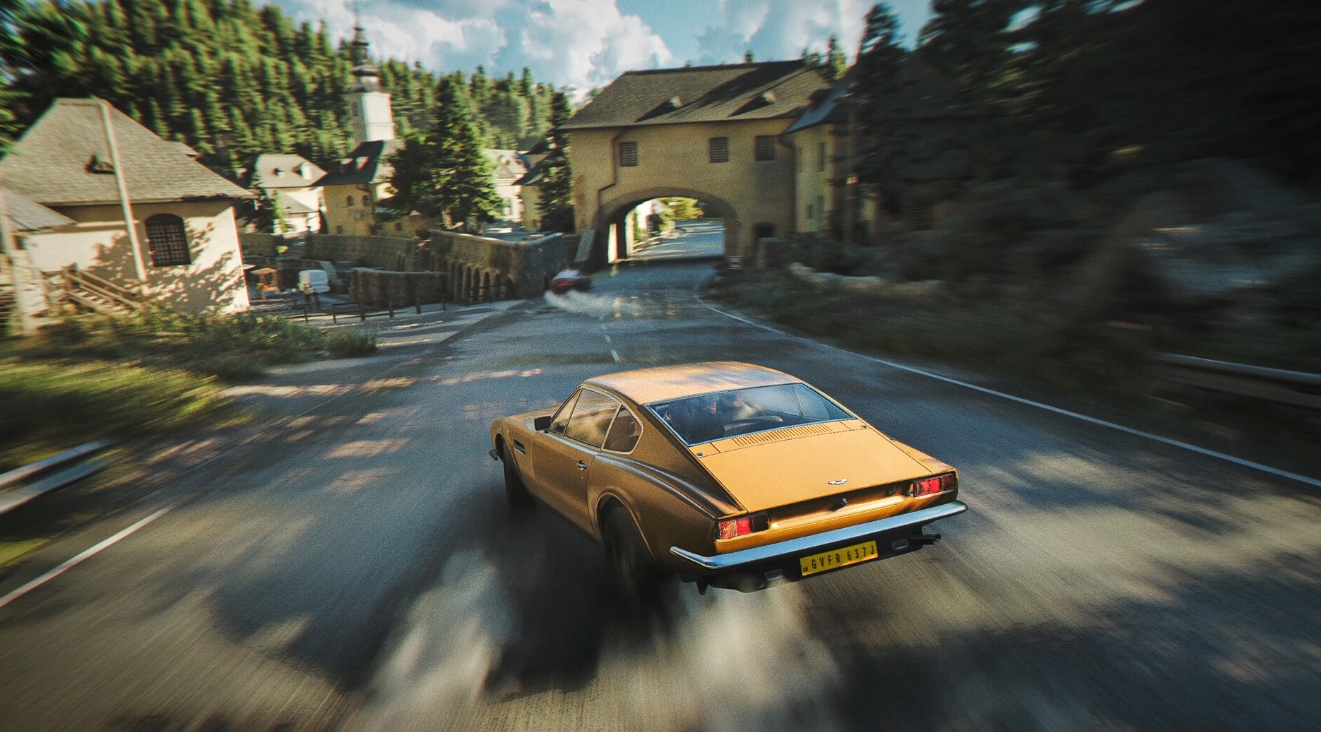 Aston Martin chase scene in 007 First Light — driving action and spy gameplay in the new James Bond game