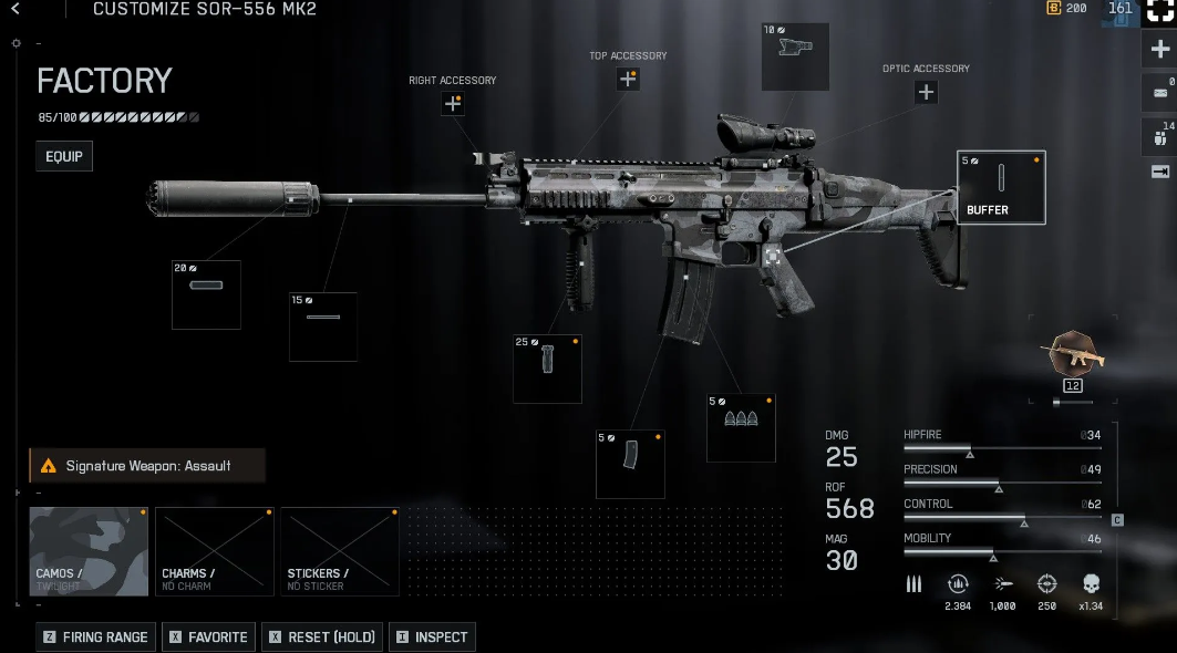 SOR 556 stealth gameplay