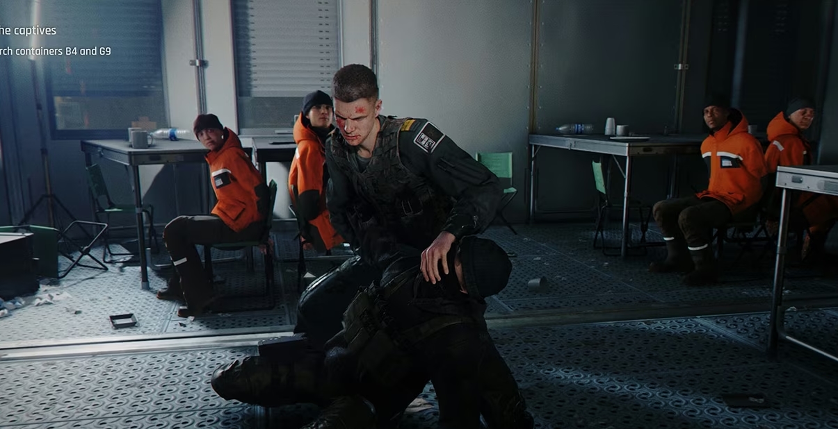 Combat scene in 007 First Light — stealth, hand-to-hand combat and spy operations in the new Bond game