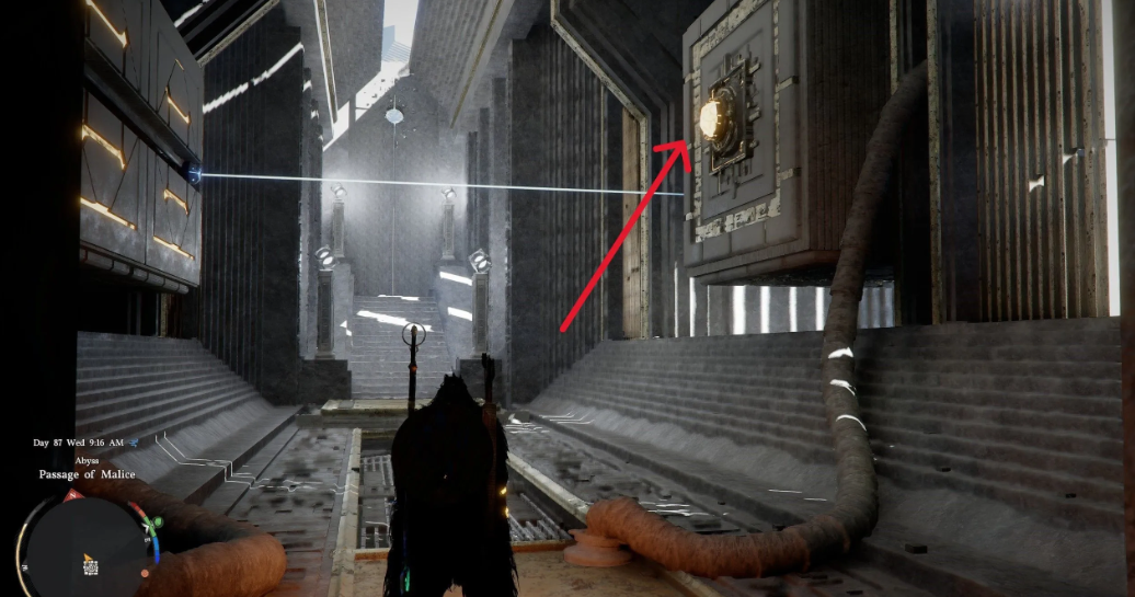 Secret grate passage