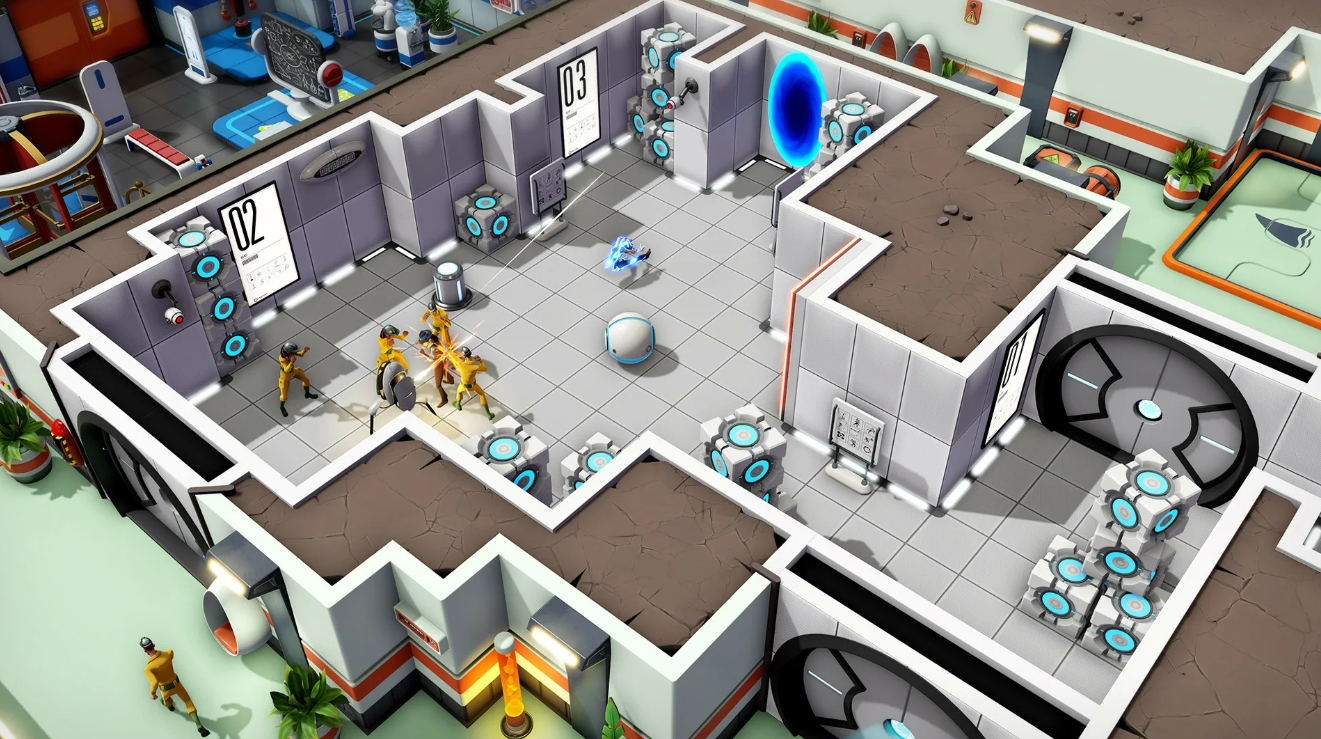 secret laboratory room inside Evil Genius 2 base