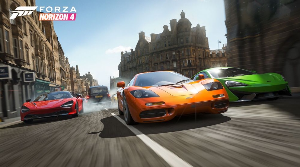 Forza Horizon 4 city race supercars gameplay review