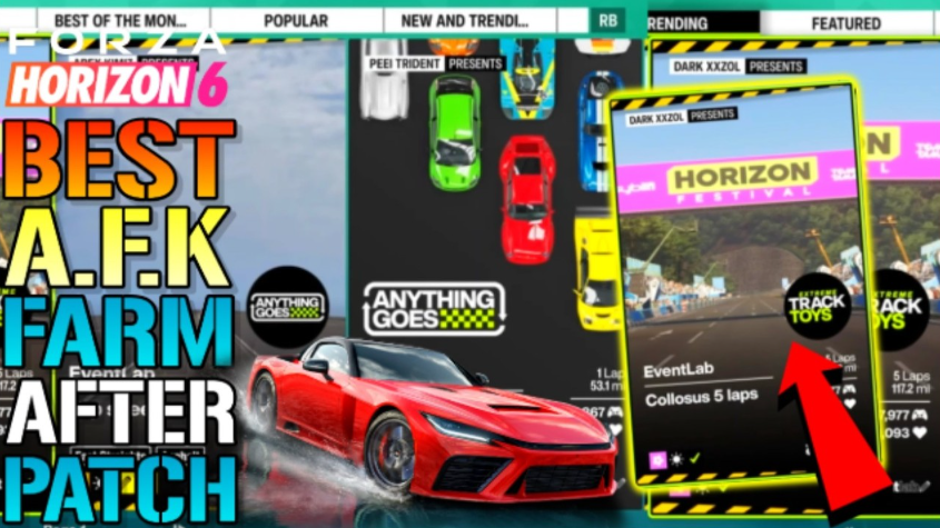 AFK farming Forza Horizon