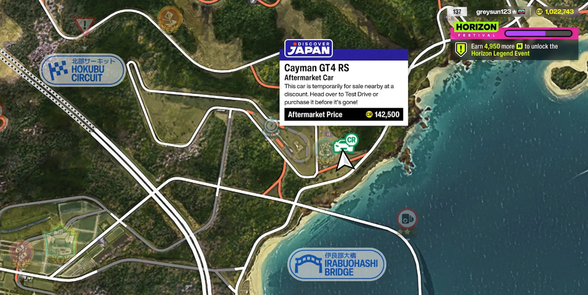 Forza Horizon 6 map icons