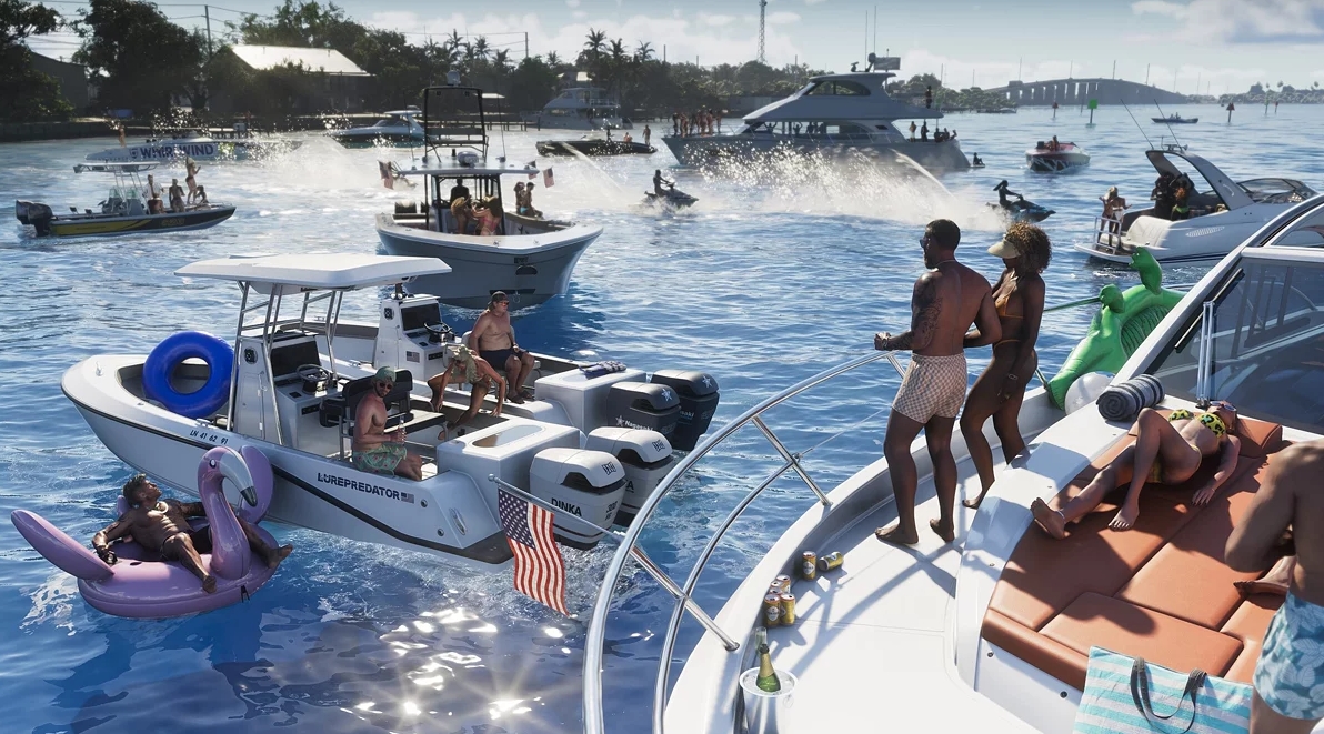 GTA 6 Vice City boats party ocean gameplay open world