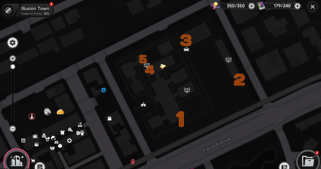 A character inside a wall on the map
