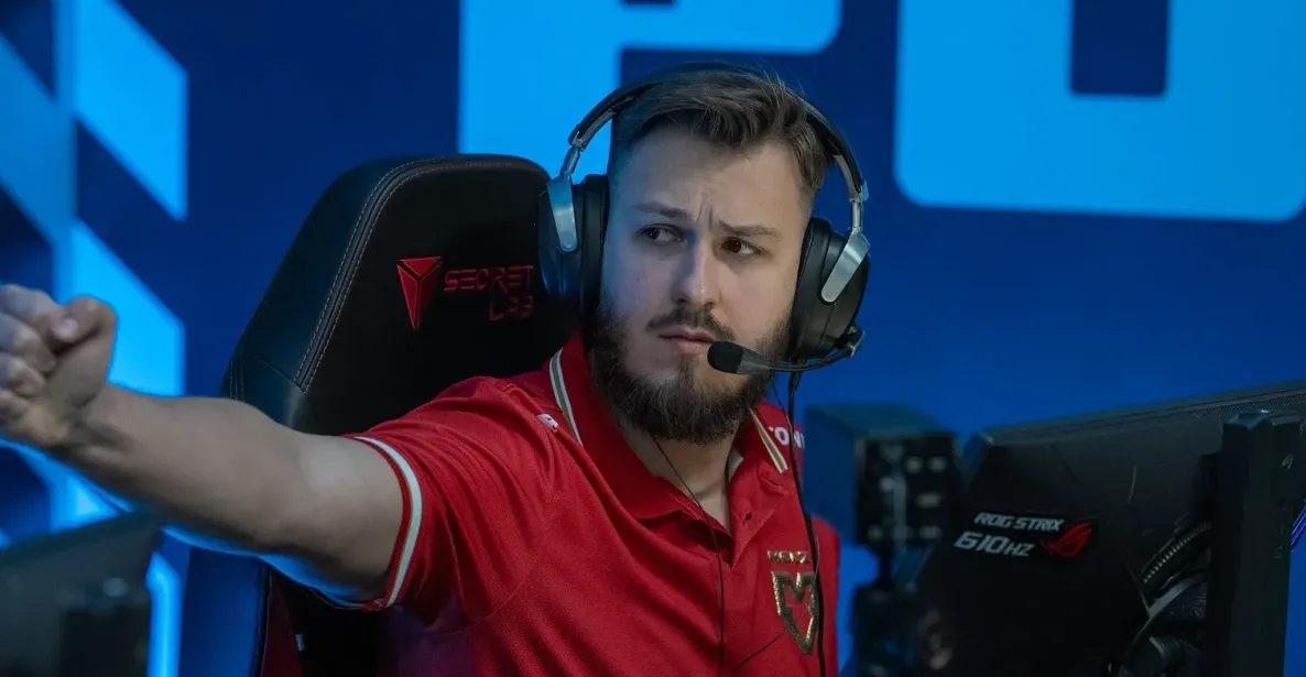 MOUZ player jL during PGL Astana 2026 match