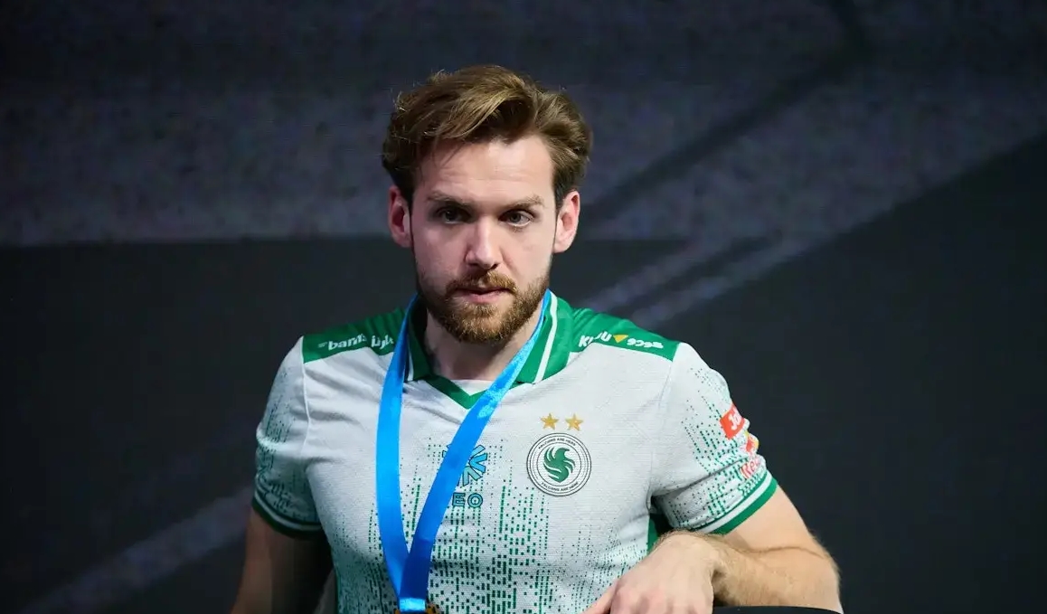 NiKo after a Team Falcons match at CS Asia Championships 2026