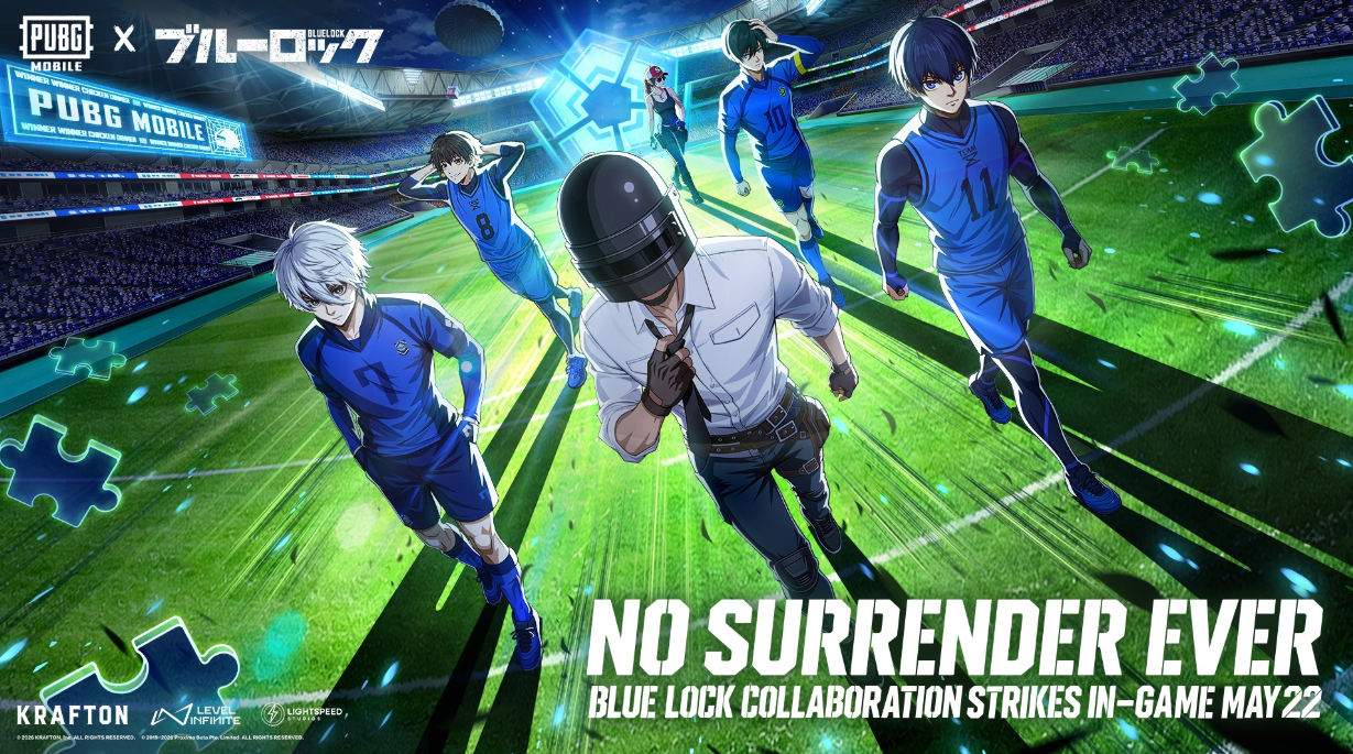 Blue Lock PUBG skins