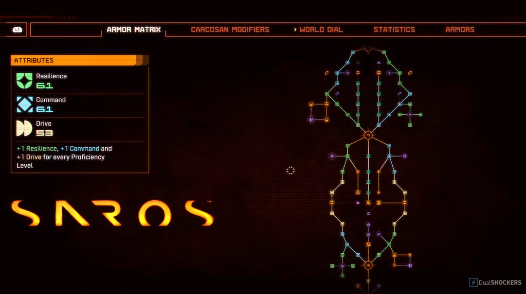 Armor Matrix upgrades