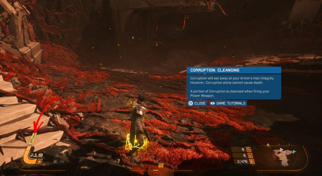 Saros corruption projectiles