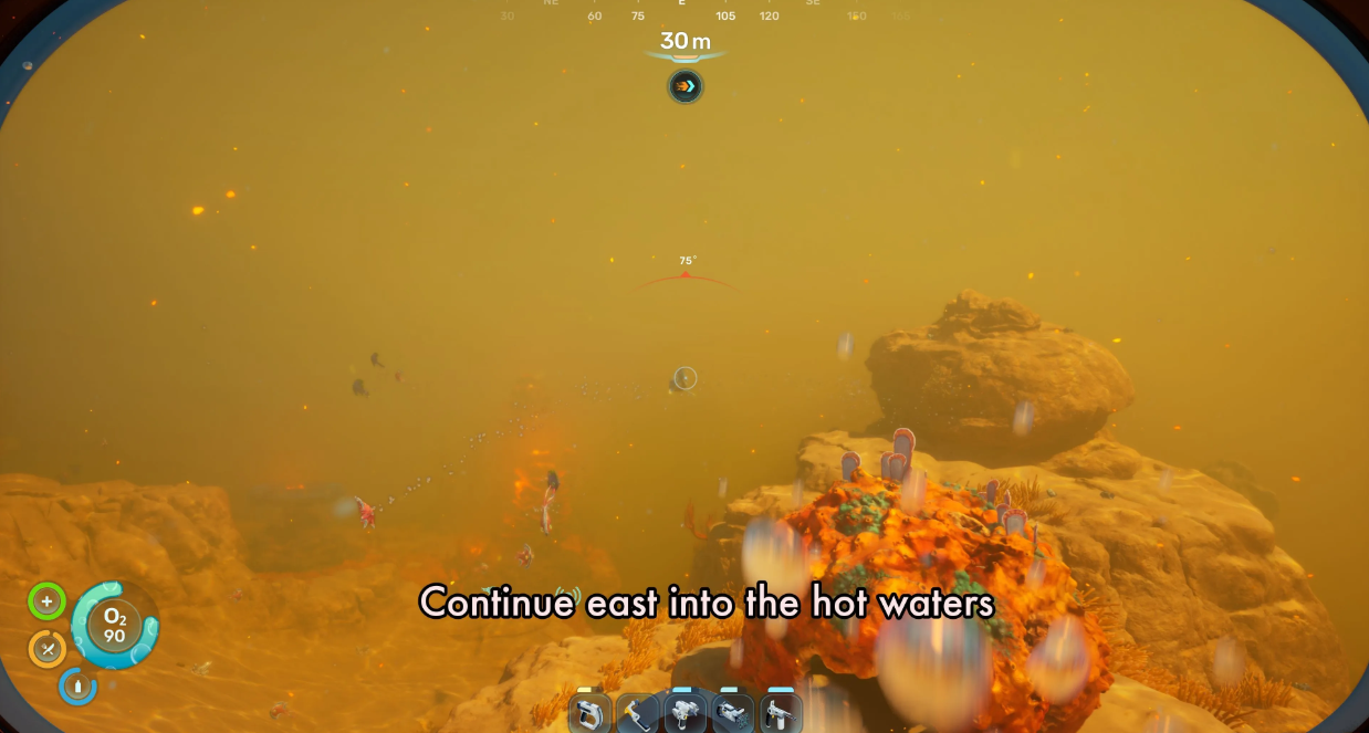 Graveyard biome hot waters