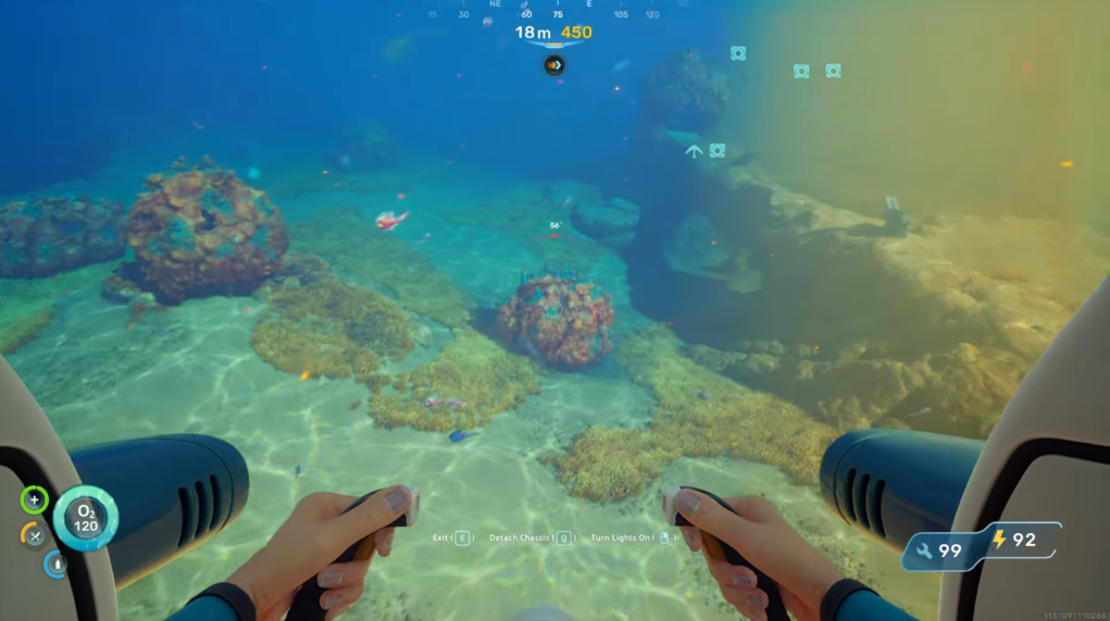 Coral crab graveyard biome