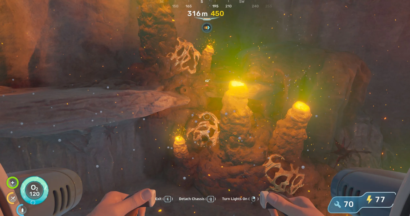 Dangerous biome mining