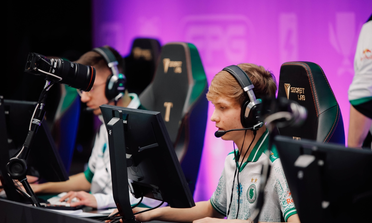 Team Falcons player during the CAC 2026 semifinal against MOUZ — Falcons continue their winning streak ahead of IEM Cologne 2026
