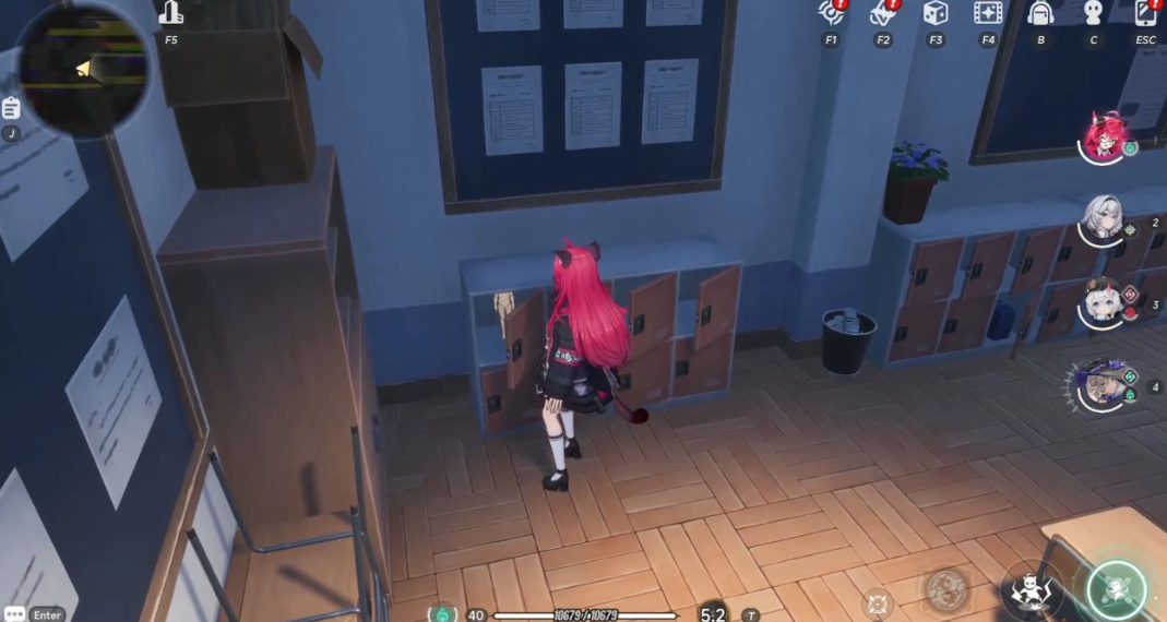 Teleporting doll school