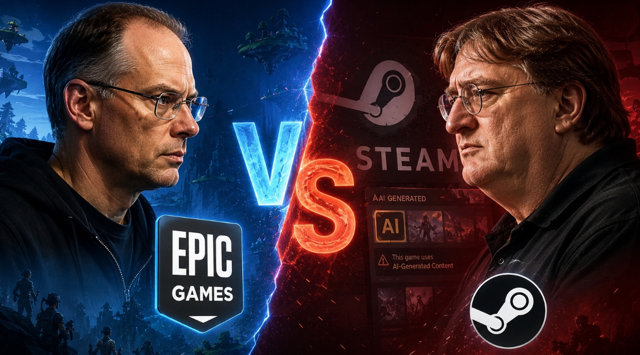 Tim Sweeney vs Steam: Why the Epic Games CEO Calls AI Game Labels "Irresponsible" — and Who's Actually Right