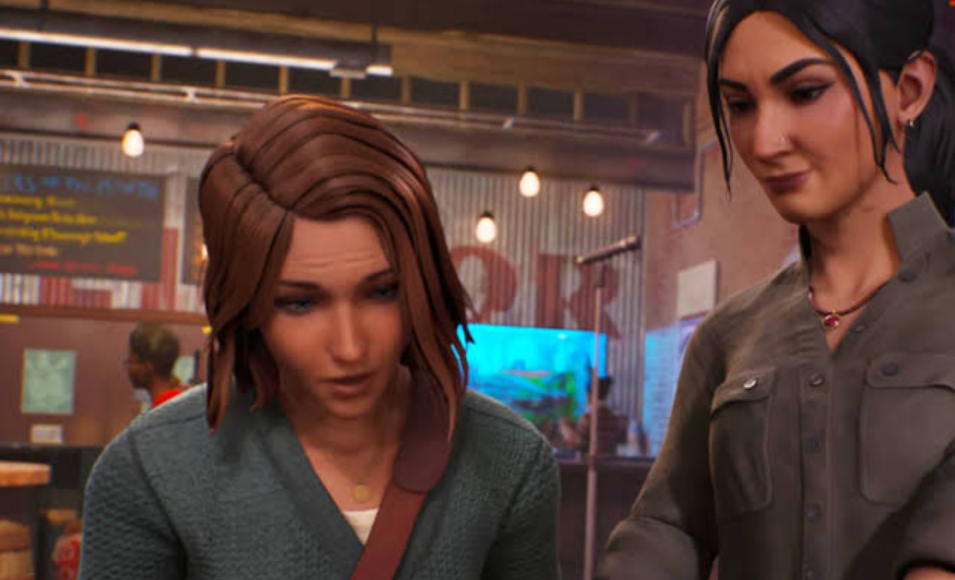 A new still from the set of Life is Strange: Max and Chloe are already in character.